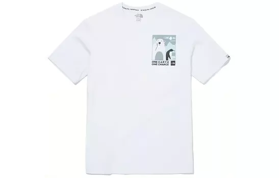 Футболка унисекс белая The North Face, белый