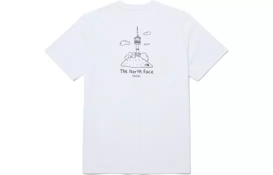Футболка унисекс белая The North Face, белый