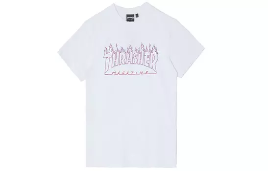 Футболка унисекс белая Thrasher, белый