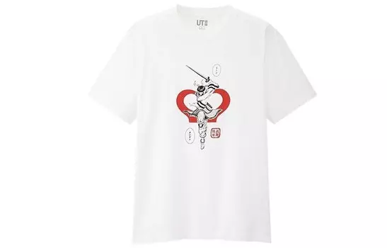 Футболка унисекс белая Uniqlo, белый