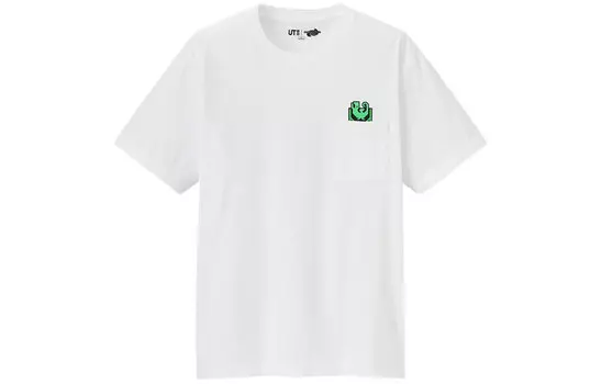 Футболка унисекс белая Uniqlo, белый