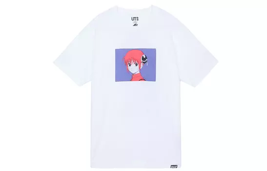 Футболка унисекс белая Uniqlo, белый