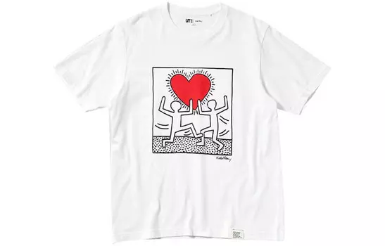 Футболка унисекс белая Uniqlo, белый