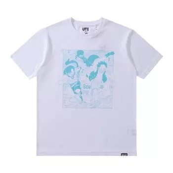 Футболка унисекс белая Uniqlo, белый