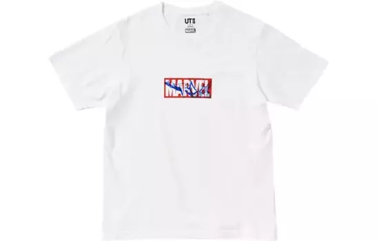 Футболка унисекс белая Uniqlo, белый