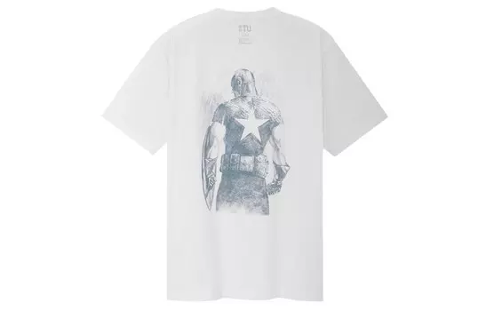 Футболка унисекс белая Uniqlo, белый