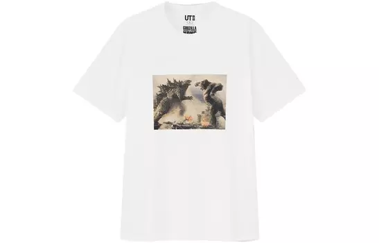 Футболка унисекс белая Uniqlo, белый