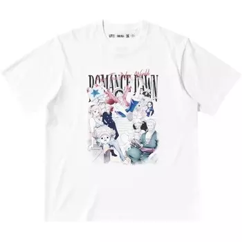 Футболка унисекс белая Uniqlo, белый