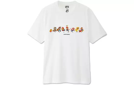 Футболка унисекс белая Uniqlo, белый
