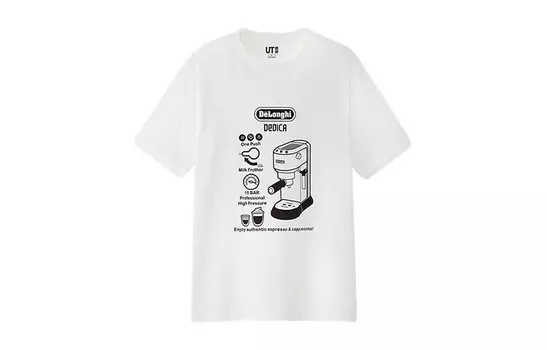 Футболка унисекс белая Uniqlo, белый