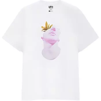 Футболка унисекс белая Uniqlo, белый