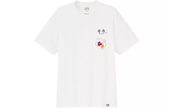 Футболка унисекс белая Uniqlo, белый