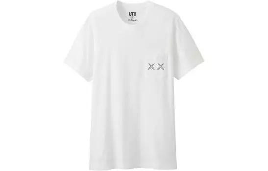 Футболка унисекс белая Uniqlo, белый