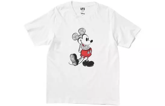 Футболка унисекс белая Uniqlo, белый