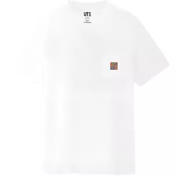 Футболка унисекс белая Uniqlo, белый