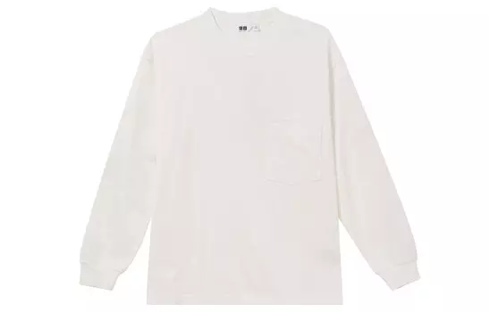 Футболка унисекс белая Uniqlo, белый