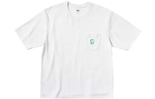 Футболка унисекс белая Uniqlo, белый