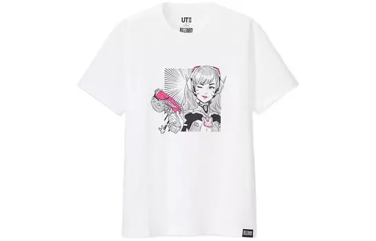 Футболка унисекс белая Uniqlo, белый