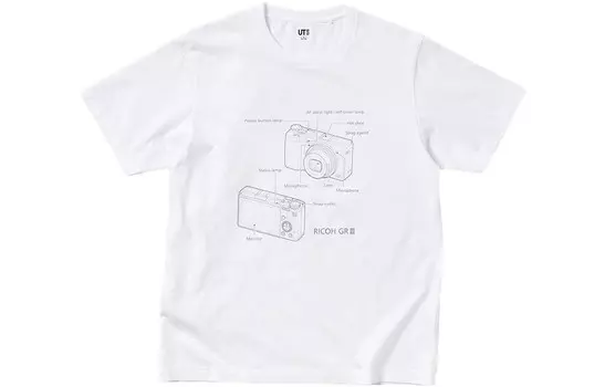 Футболка унисекс белая Uniqlo, белый