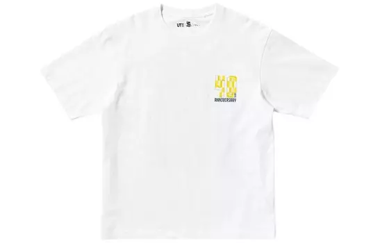 Футболка унисекс белая Uniqlo, белый