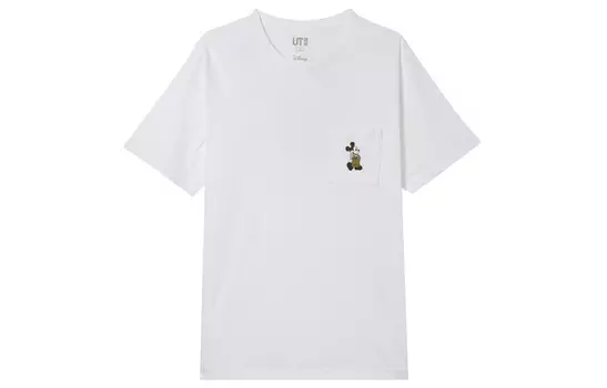 Футболка унисекс белая Uniqlo, белый
