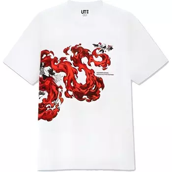 Футболка унисекс белая Uniqlo, белый