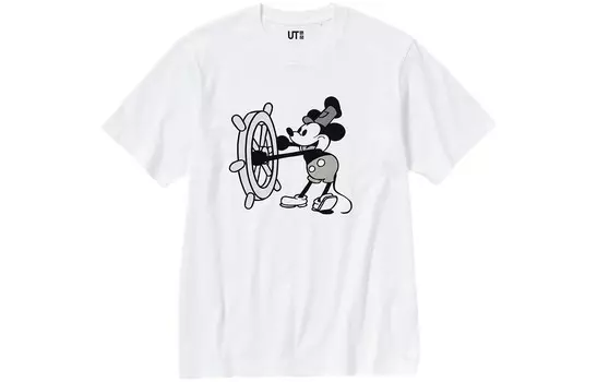 Футболка унисекс белая Uniqlo, белый