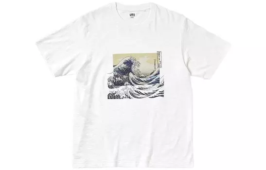 Футболка унисекс белая Uniqlo, белый