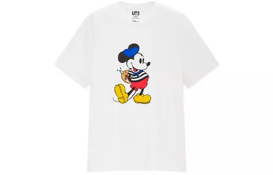 Футболка унисекс белая Uniqlo, белый