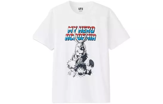 Футболка унисекс белая Uniqlo, белый
