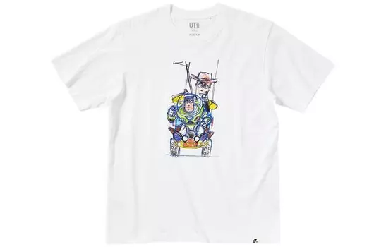 Футболка унисекс белая Uniqlo, белый