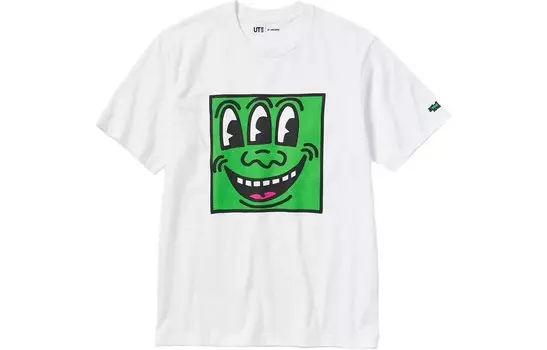 Футболка унисекс белая Uniqlo, белый