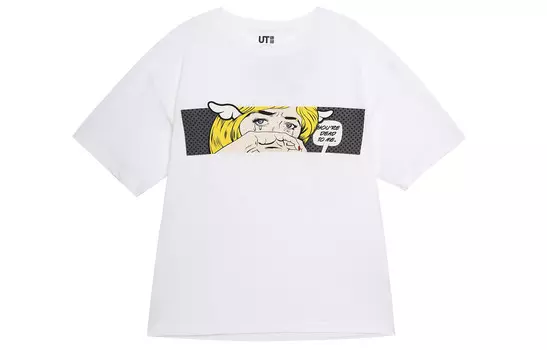 Футболка унисекс белая Uniqlo, белый