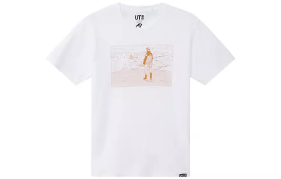 Футболка унисекс белая Uniqlo, белый