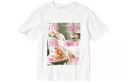 Футболка унисекс белая Uniqlo, белый