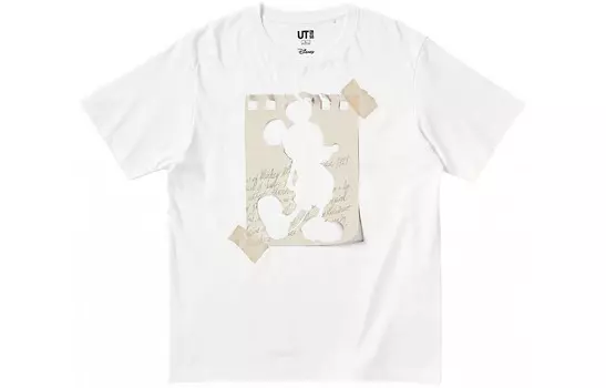 Футболка унисекс белая Uniqlo, белый