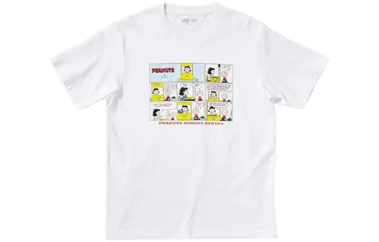 Футболка унисекс белая Uniqlo, белый