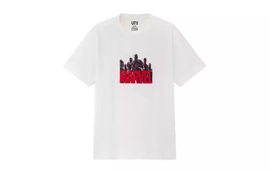 Футболка унисекс белая Uniqlo, белый