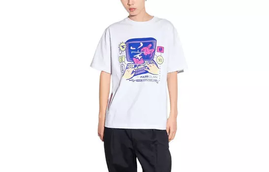Футболка унисекс белая Uniqlo, белый