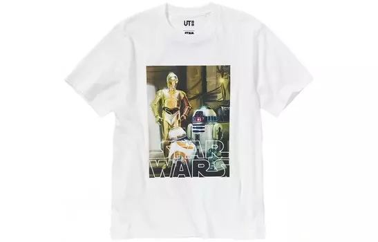 Футболка унисекс белая Uniqlo, белый