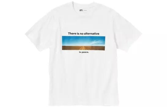 Футболка унисекс белая Uniqlo, белый
