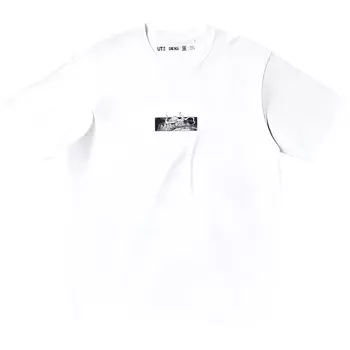 Футболка унисекс белая Uniqlo, белый