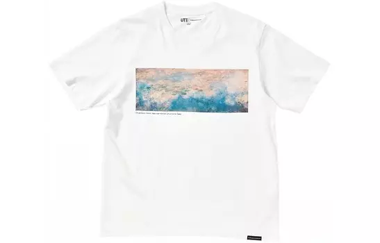 Футболка унисекс белая Uniqlo, белый