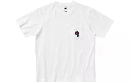 Футболка унисекс белая Uniqlo, белый