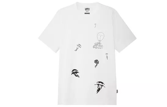 Футболка унисекс белая Uniqlo, белый