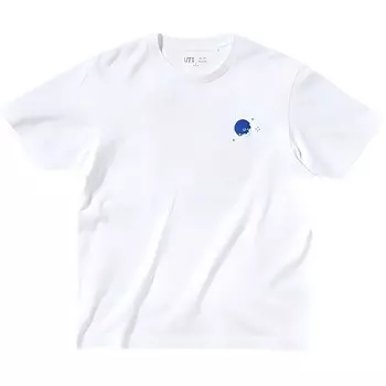 Футболка унисекс белая Uniqlo, белый