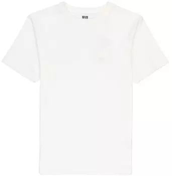 Футболка унисекс белая Uniqlo, белый