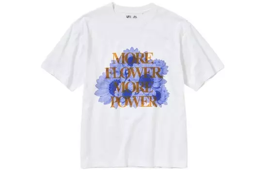 Футболка унисекс белая Uniqlo, белый