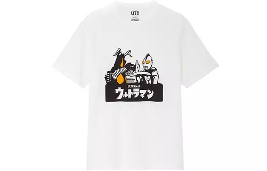 Футболка унисекс белая Uniqlo, белый