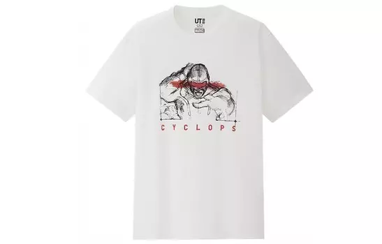 Футболка унисекс белая Uniqlo, белый